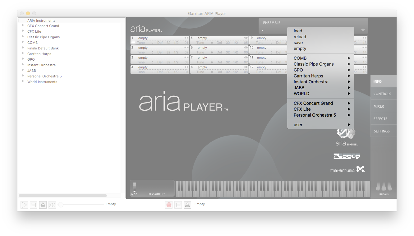 download garritan aria player